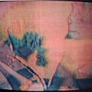 Still frame from Bruce Tolley's Light's Square Mile. Videotapes from Australia catalogue image.
