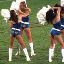 Anthea Behm, The Chrissy Diaries; Parramatta Eels Cheerleading Pre-squad, documentation of public performance, 2005, Parramatta Stadium, Sydney