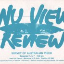 Flyer for NU VU Review