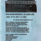 Cover for the catalogue of SCANLIGHT at the ACP, 1985.