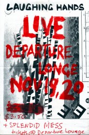 Poster for Laughing Hands at the Departure Lounge.